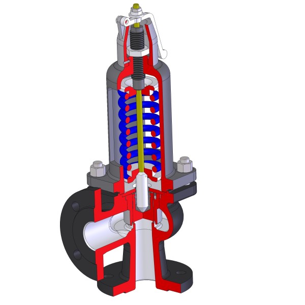 Ventil pojistný P15 – normální, otevřený