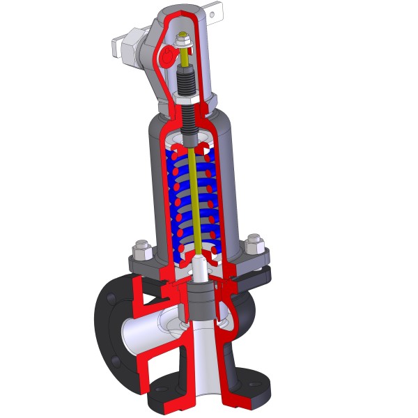 Ventil pojistný P16 – normální, plynotěsný
